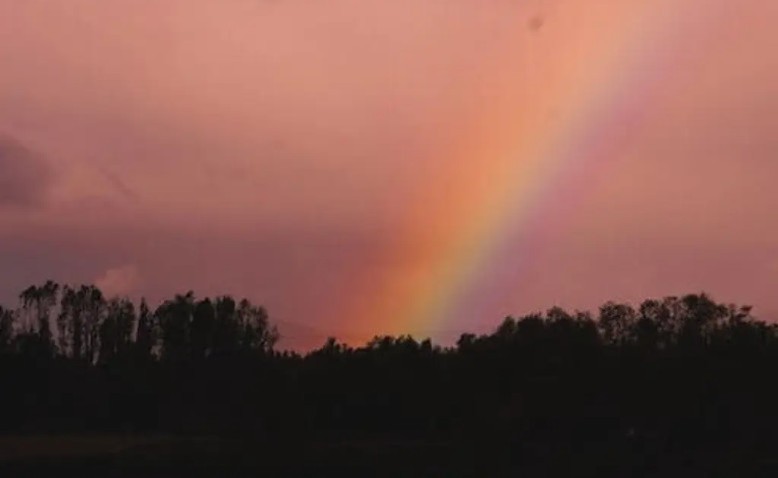 El arcoíris que picó a Carmen Rubita